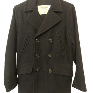 Mens Wool Coat by Abercrombie & Fitch